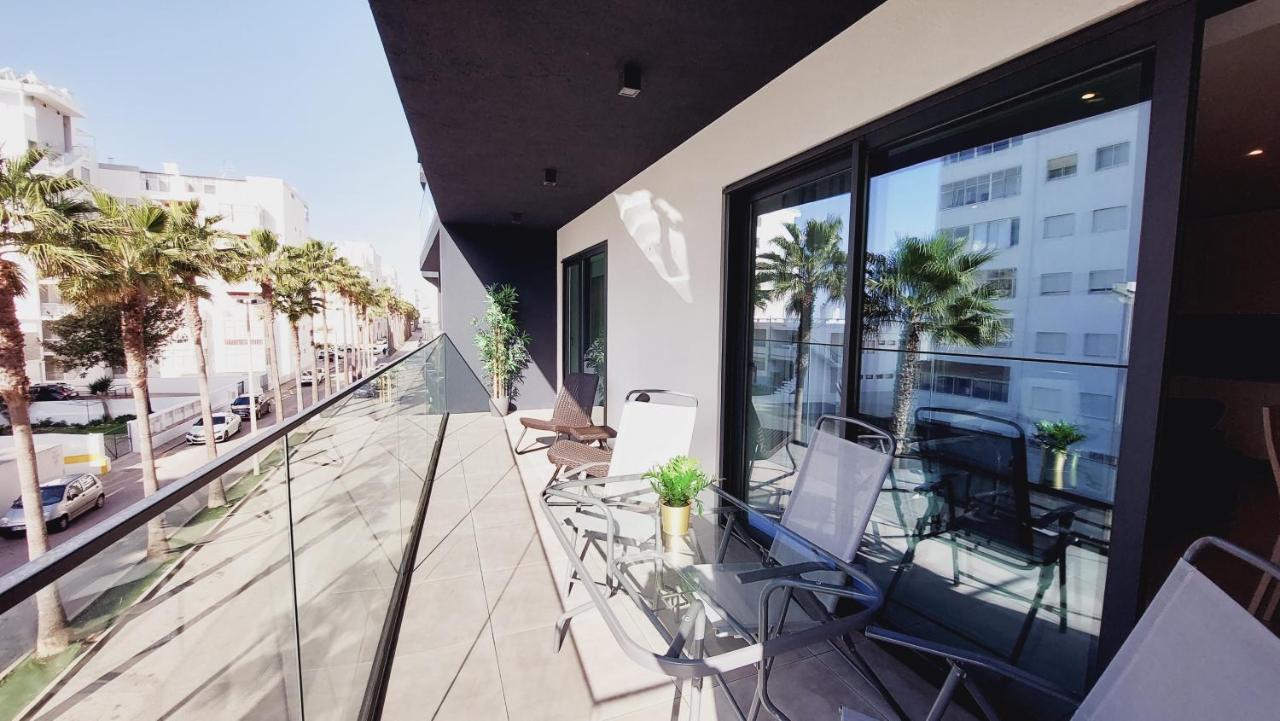 Apartamento Meerblick Quarteira Esterno foto