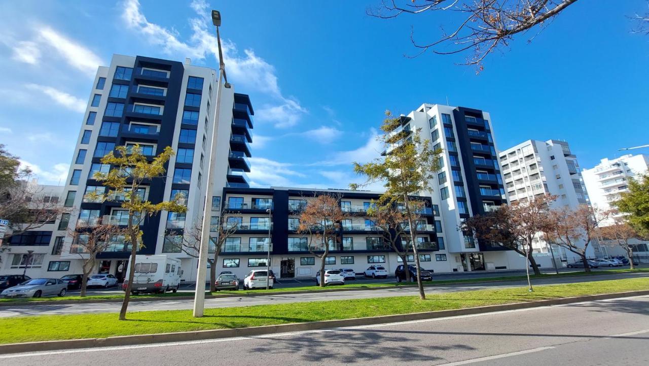 Apartamento Meerblick Quarteira Esterno foto